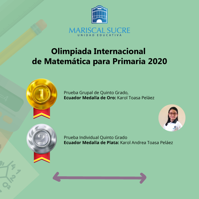 Medallas de oro y plata en Olimpiadas Internacional de Matemáticas