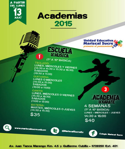 Academias Mariscalinas 2015
