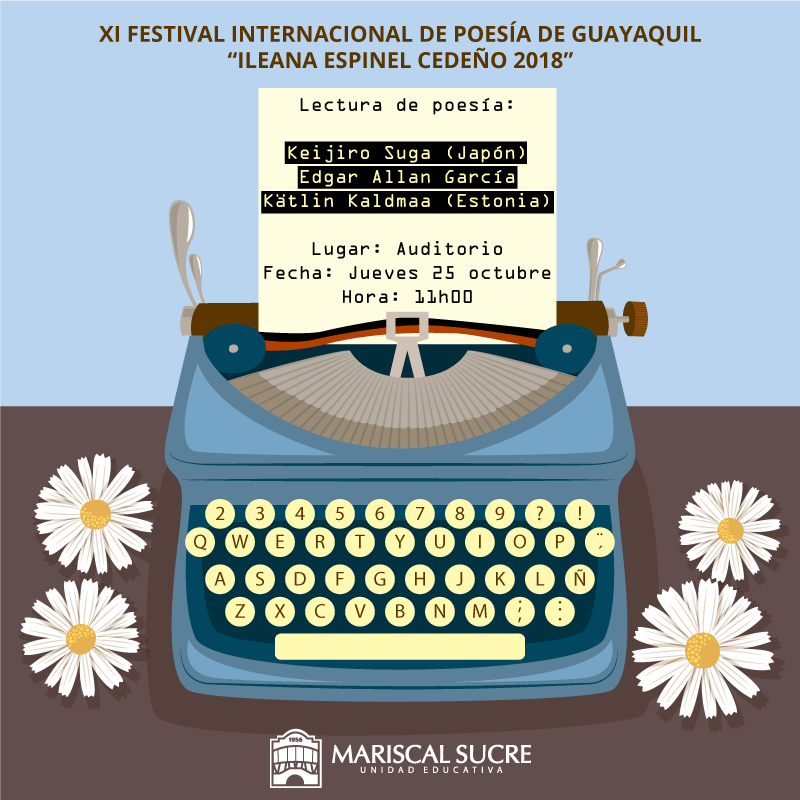 XI Festival Internacional de Poesía de Guayaquil "Ileana Espinel Cedeño 2018"  